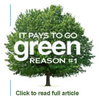 it pays to go green