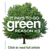 it pays to go green