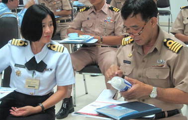 Royal Thai Navy Commander and Captain