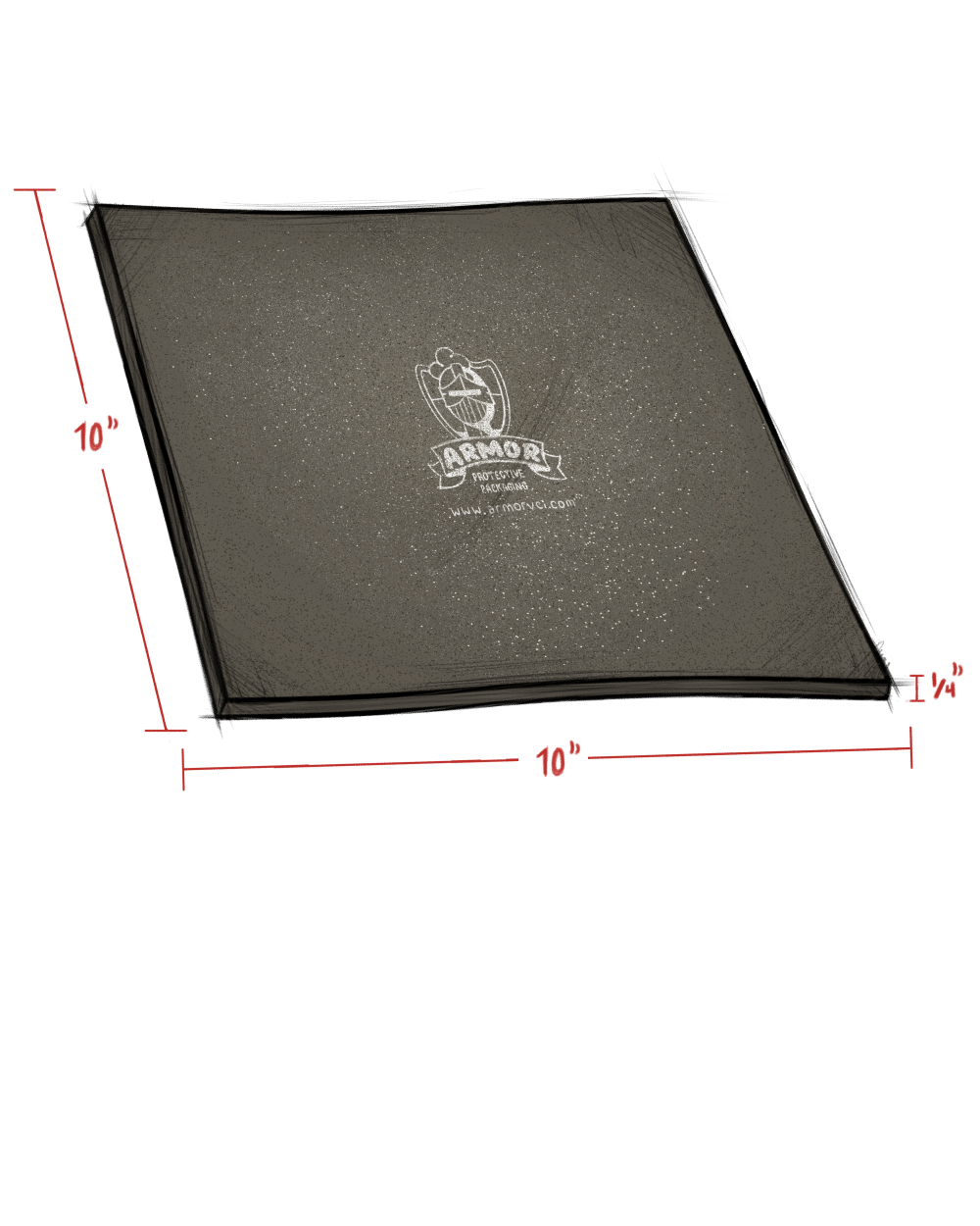 ARMOR SHIELD® VCI Foam Emitter Pad illustration