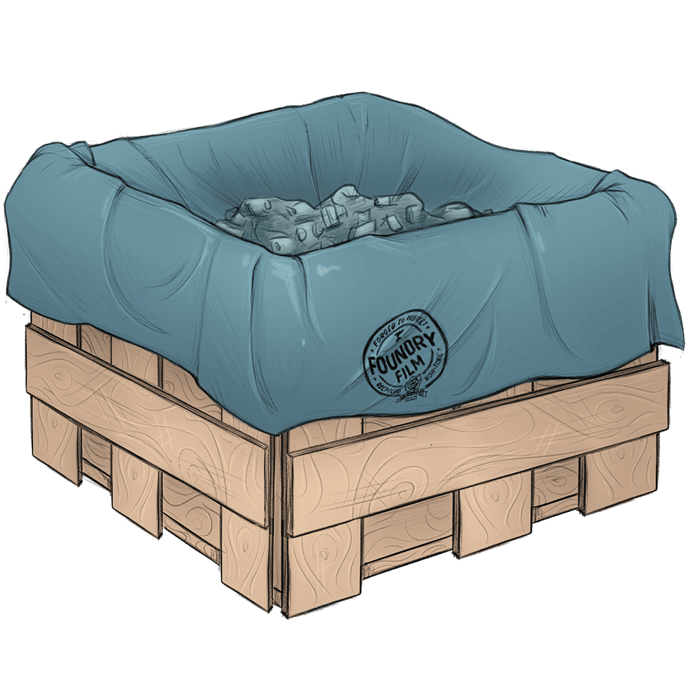 ARMOR Foundry Film inside box - illustration