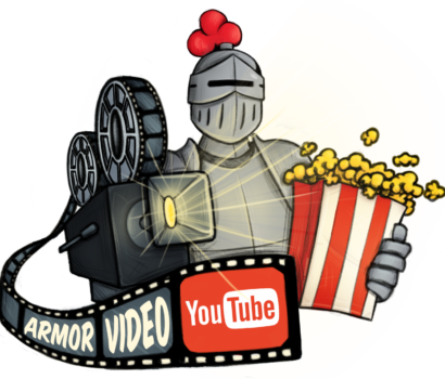 ARMOR Knight Movie Projector With YouTube Logo