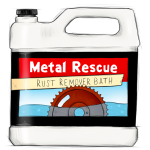 Metal Rescue Rust Remover BATH illustration