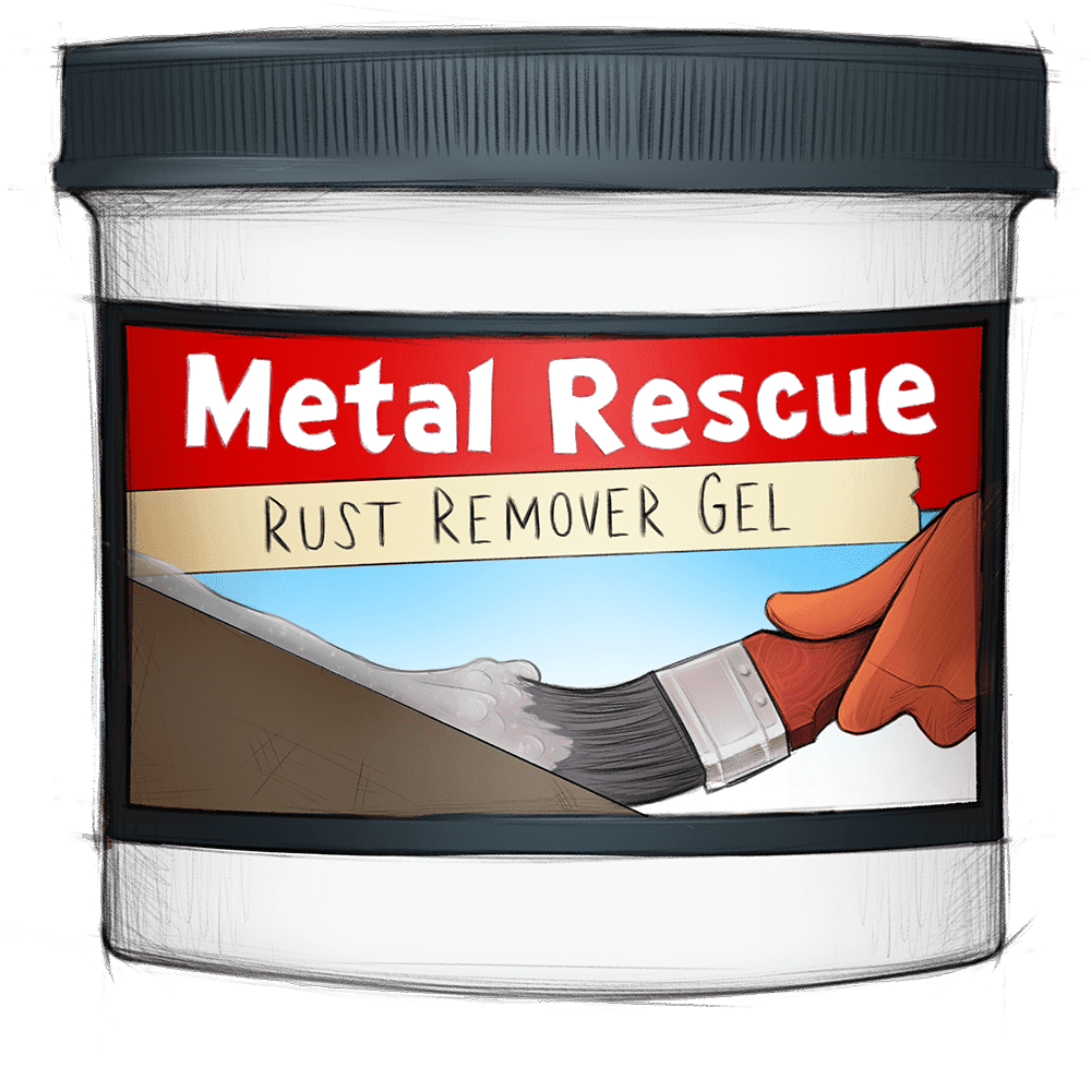 Metal Rescue Rust Remover GEL illustration