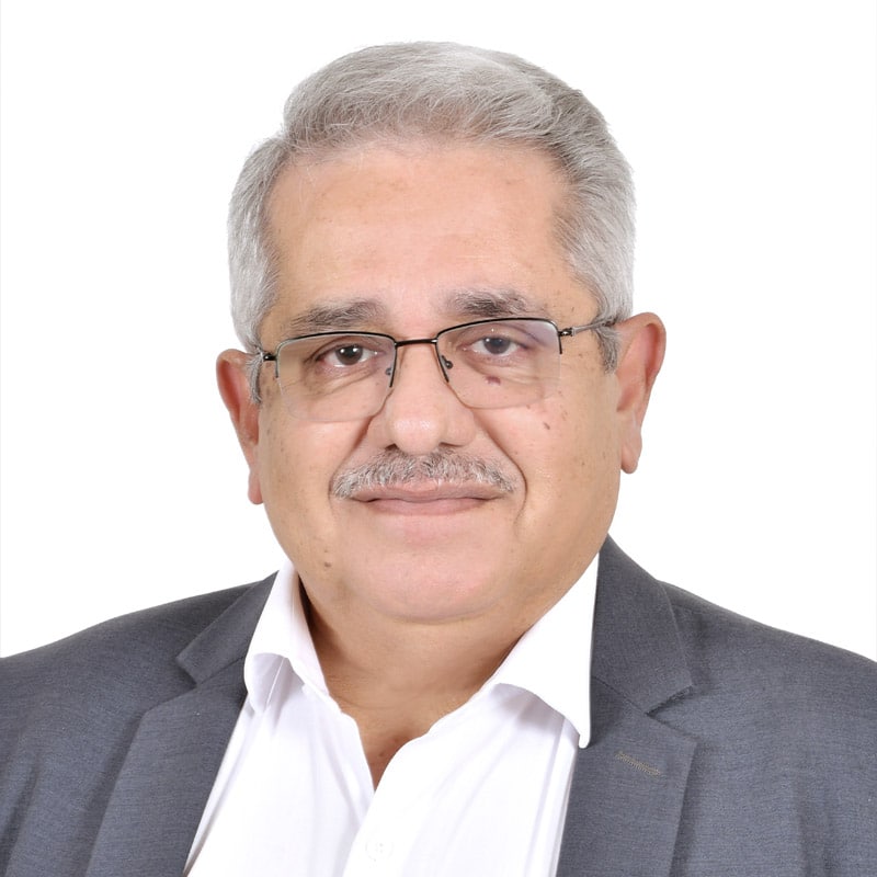 Man with grey hair and in a grey suit. Representative of ARMOR Saudi Arabia