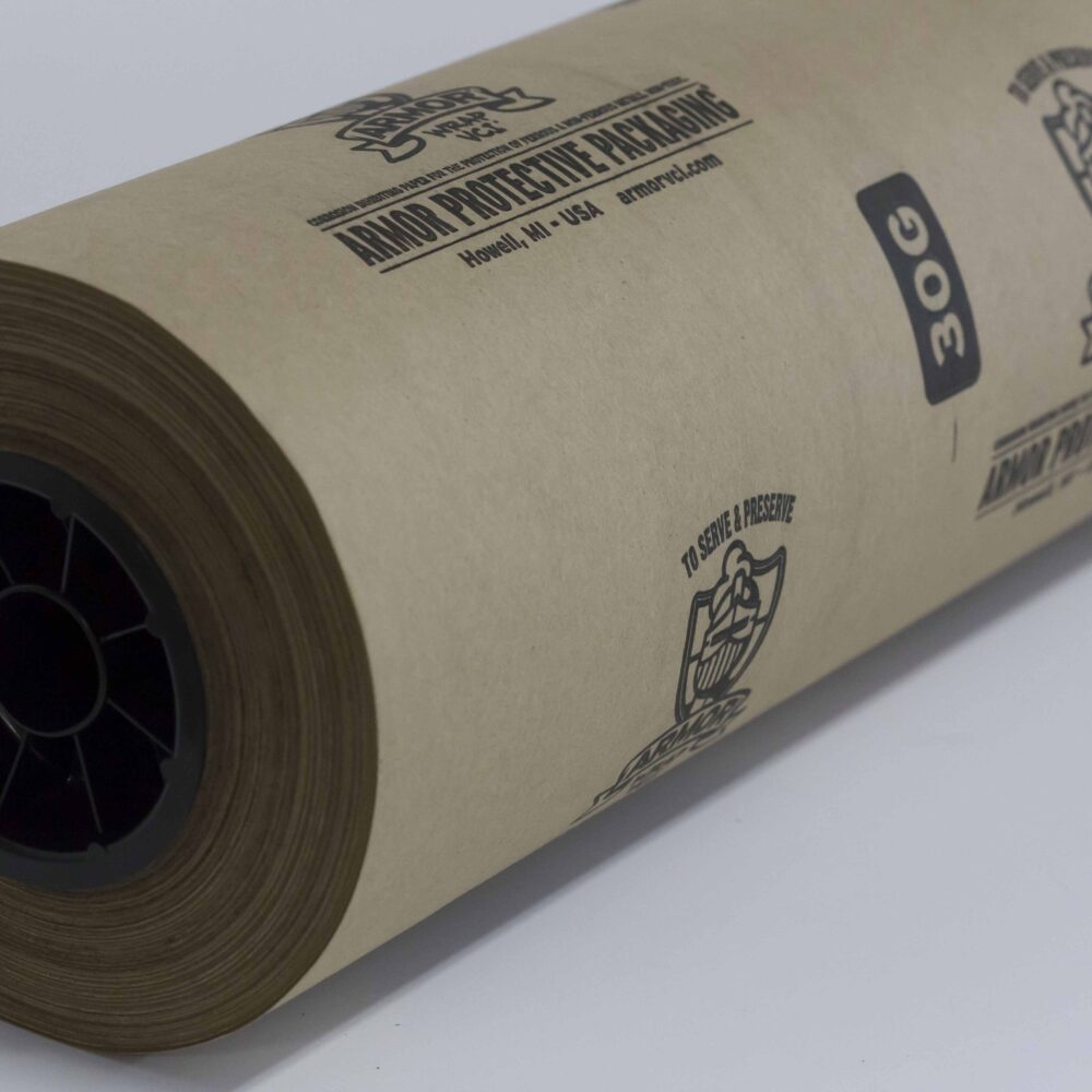 Armor Protective Packaging A30G36200 VCI Paper Prevents Rust Corrosion On Ferrous and Non-Ferrous Metal 36 X 200 yd 