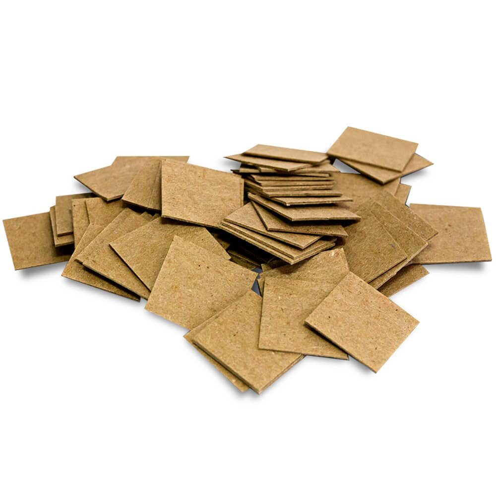 A pile of ARMOR SHIELD Chipboards