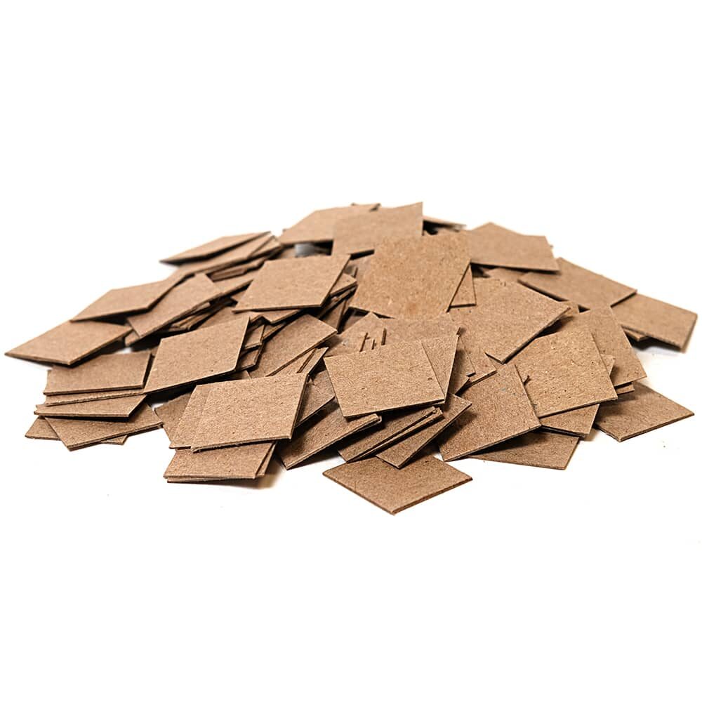 A pile of ARMOR SHIELD Chipboards
