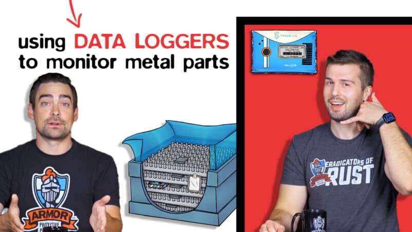 Video Monitor Shipped Metal Parts Data Logger