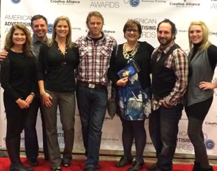 Armor employees at Addy awards